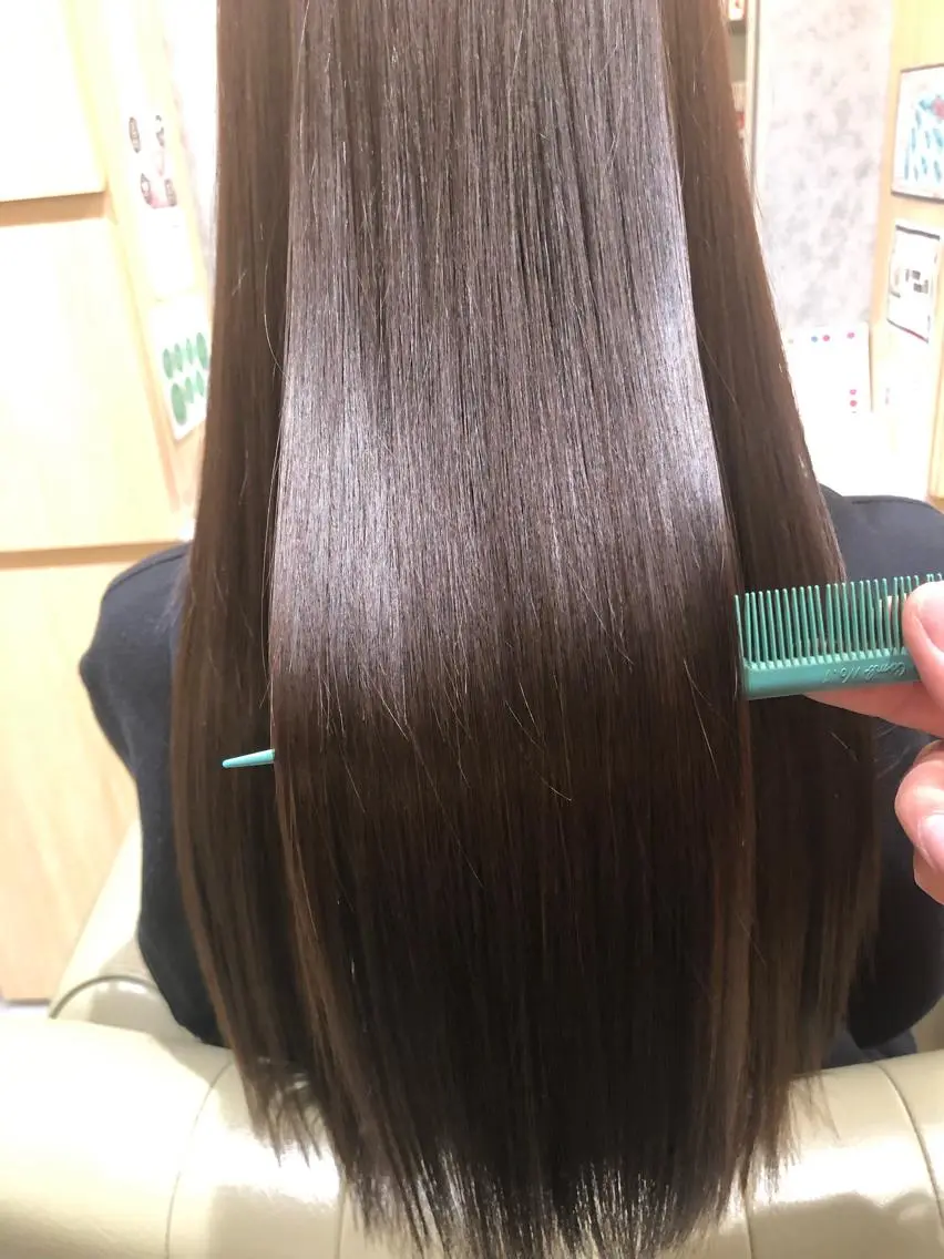 ロング ヘアカラー 縮毛矯正 トリートメント 【髪質改善特化･ 福田航洋】のヘアスタイル