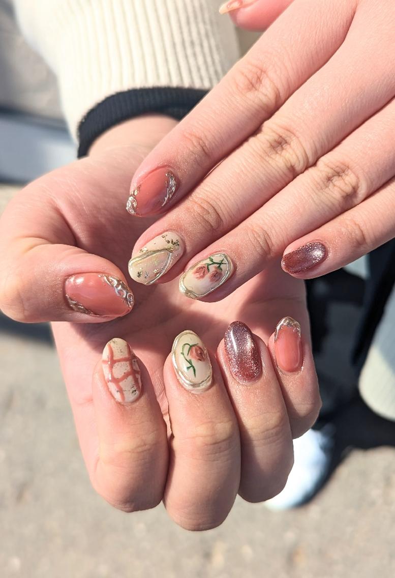 ネイル ニュアンスネイル ハンドネイル 推しネイル | 　aycnailのネイルデザイン