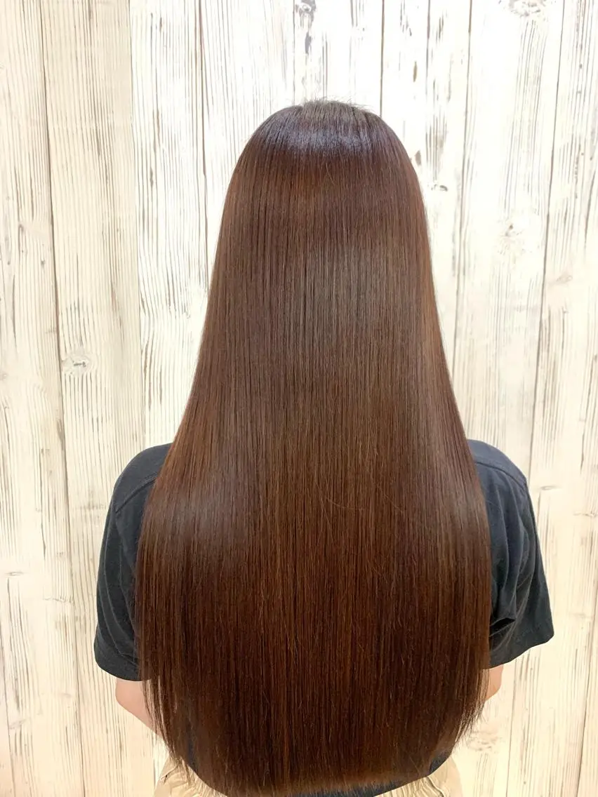 カラー ヘアカラー トリートメント Nagisa🥥🧡 南森町駅 徒歩30秒のヘアスタイル