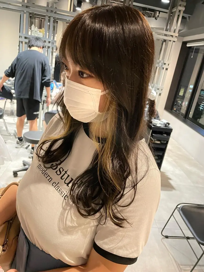 ロング カラー レイヤー×髪質改善 ×透明感/杉田 圭のヘアスタイル