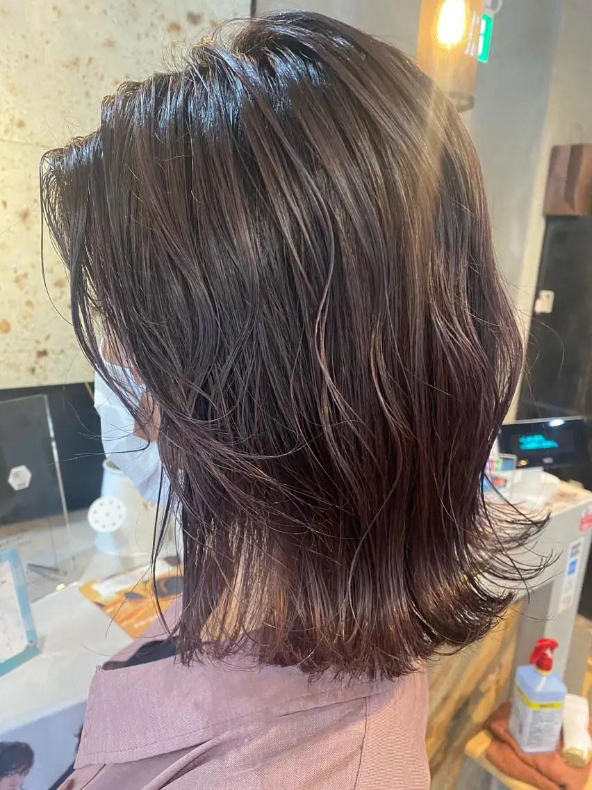 ミディアム ヘアカラー トリートメント sail hairのヘアスタイル