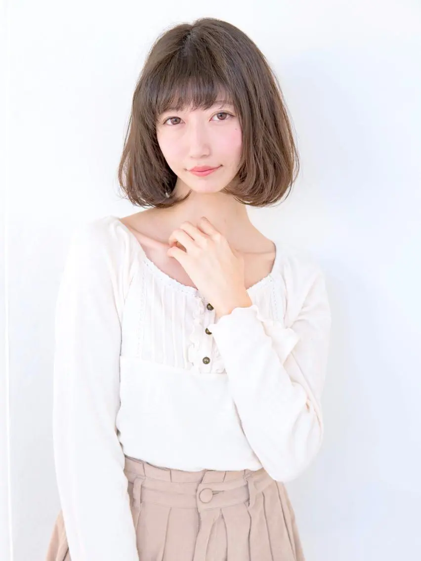 ミディアム 永野 良一のヘアスタイル