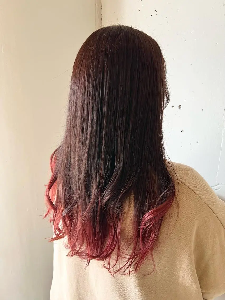 セミロング カラー グラデーションカラー カラースペシャリスト しょう🧑🏼‍🎨のヘアスタイル