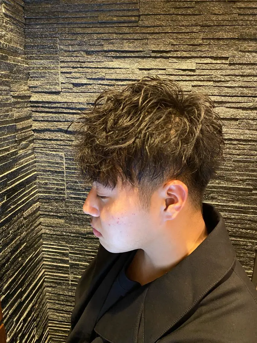 ミディアム 齋藤 大晟のヘアスタイル