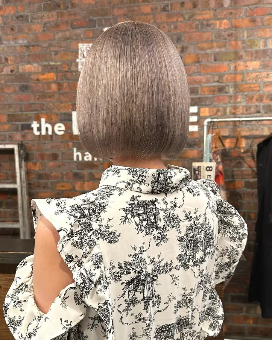ショート カラー カット ヘアカラー トリートメント 村田 来倖のヘアスタイル