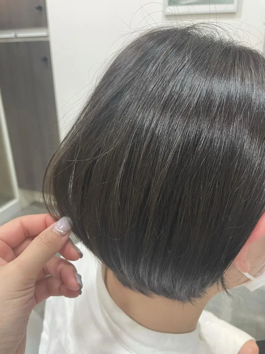 ショート カラー カット ヘアカラー トリートメント ショート/韓国ヘア Moto✂︎のヘアスタイル