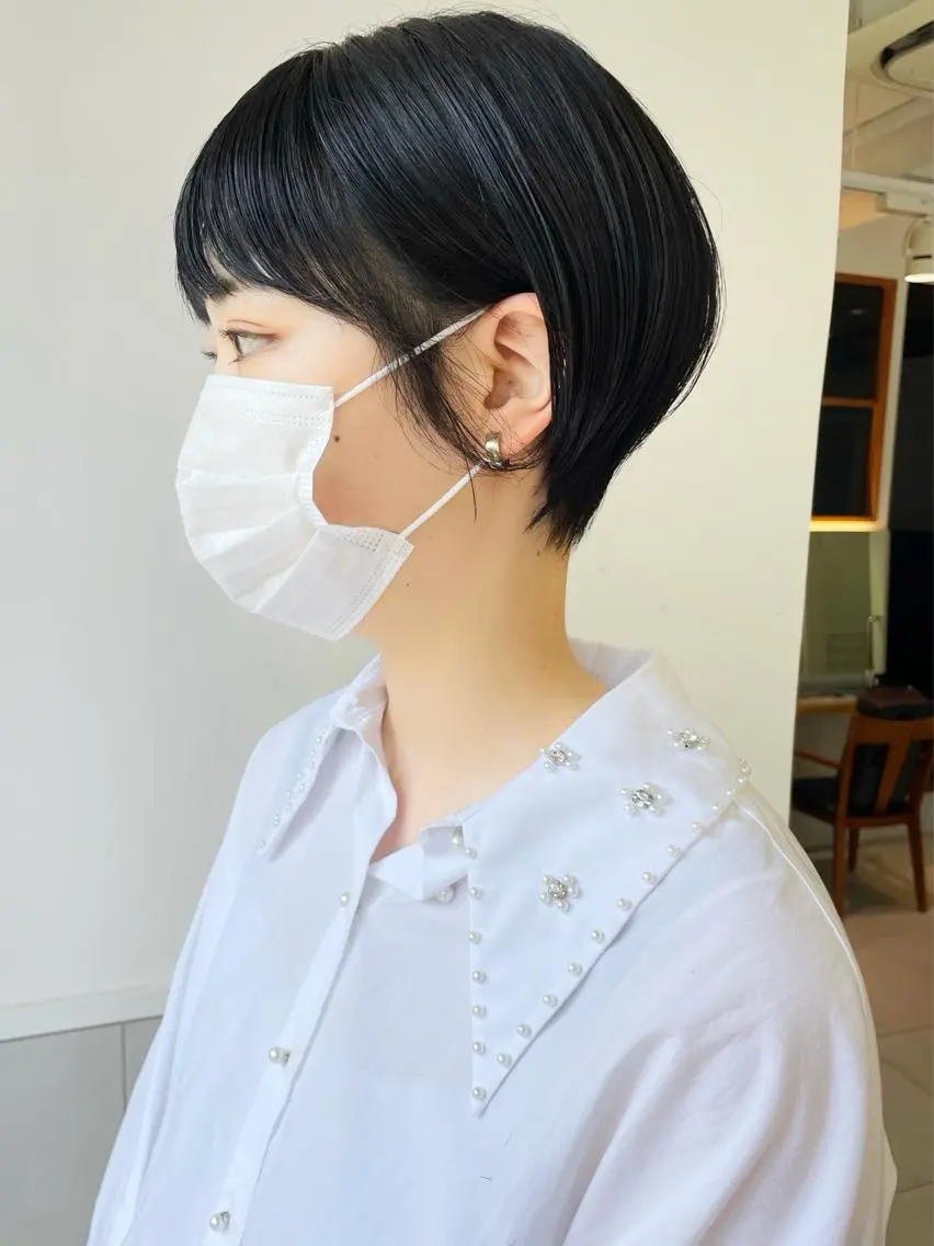 ショート 丸みショート ショートヘア 齋藤 咲のヘアスタイル