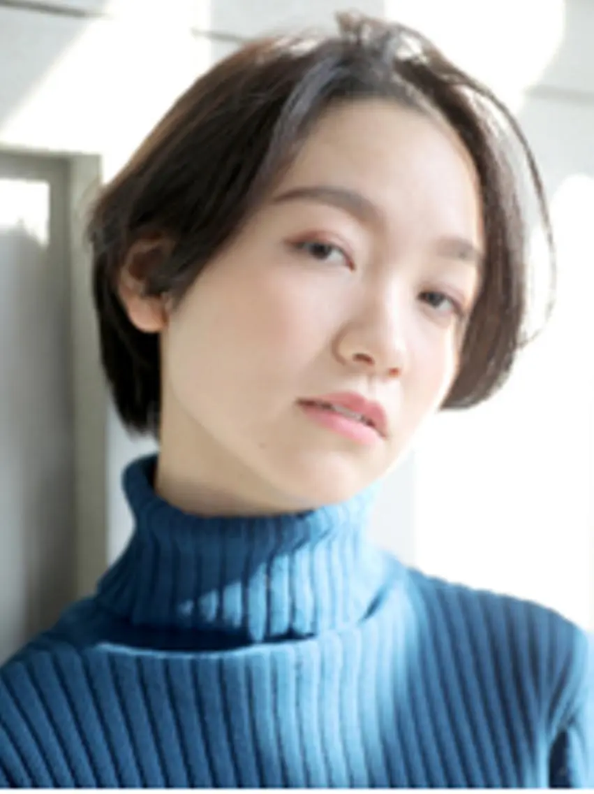 ショート カラー バレイヤージュ ブリーチ ハイライトカラー ボブ くせ毛 髪質改善✨縮毛矯正 美髪担当・大西真奈のヘアスタイル