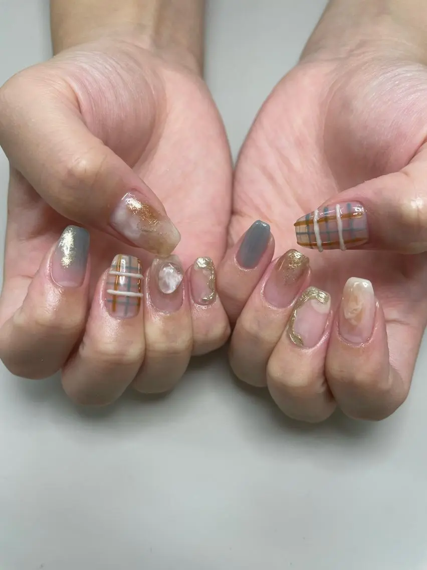 ネイル ハンドネイル Hisaka Mikiのネイルデザイン