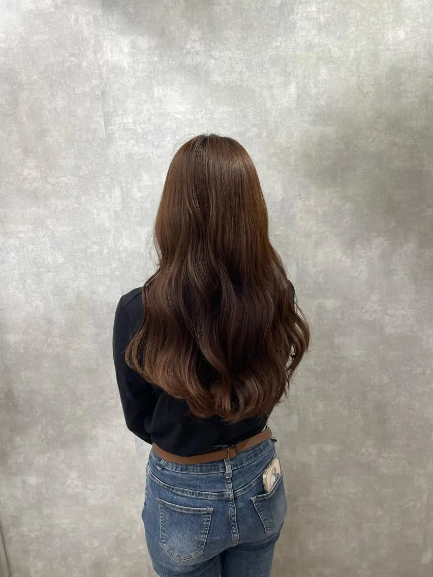 ロング カラー ブラウンカラー ナチュラルブラウン 🌼 じゅりなのヘアスタイル