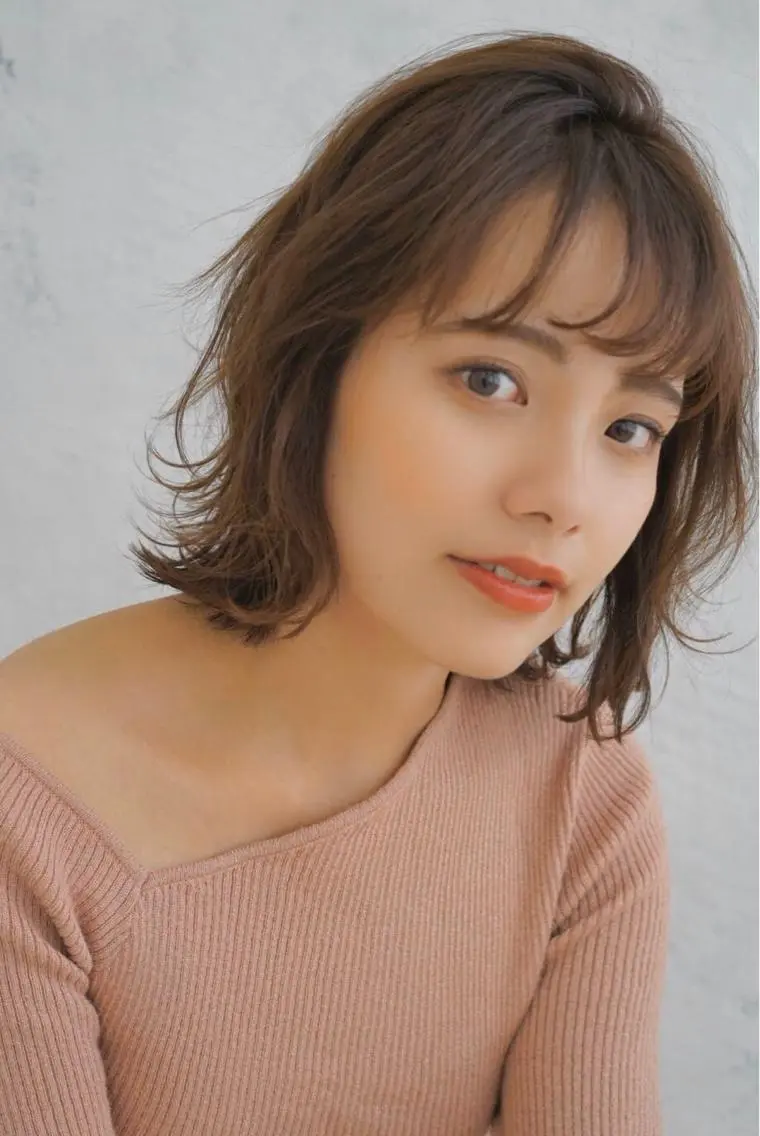 ミディアム パーマ 過去一の柔髪ヘア 🌿einshairのヘアスタイル