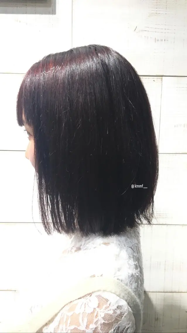 ミディアム カラー ヘアカラー トリートメント 早田 遥 🍊.のヘアスタイル