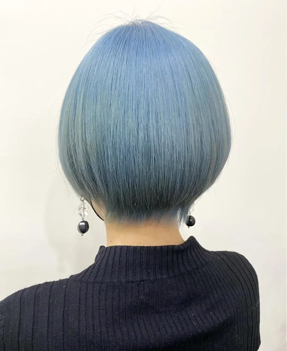 ショート カラー ヘアカラー トリートメント 服部 樹季のヘアスタイル