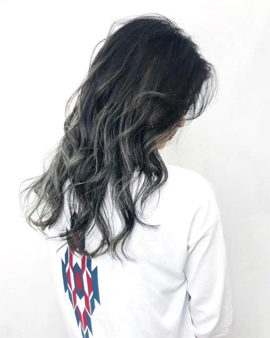 ロング カラー メンズ カット ヘアカラー トリートメント ♡MIHO♡ スタイリストのヘアスタイル