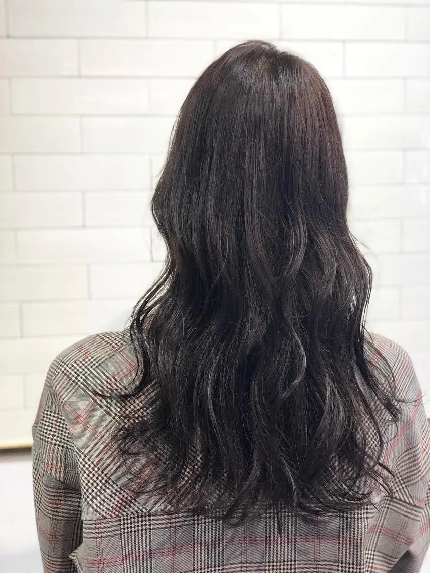 ロング 髪質改善⌇透明感 カラー⌇川上葵のヘアスタイル