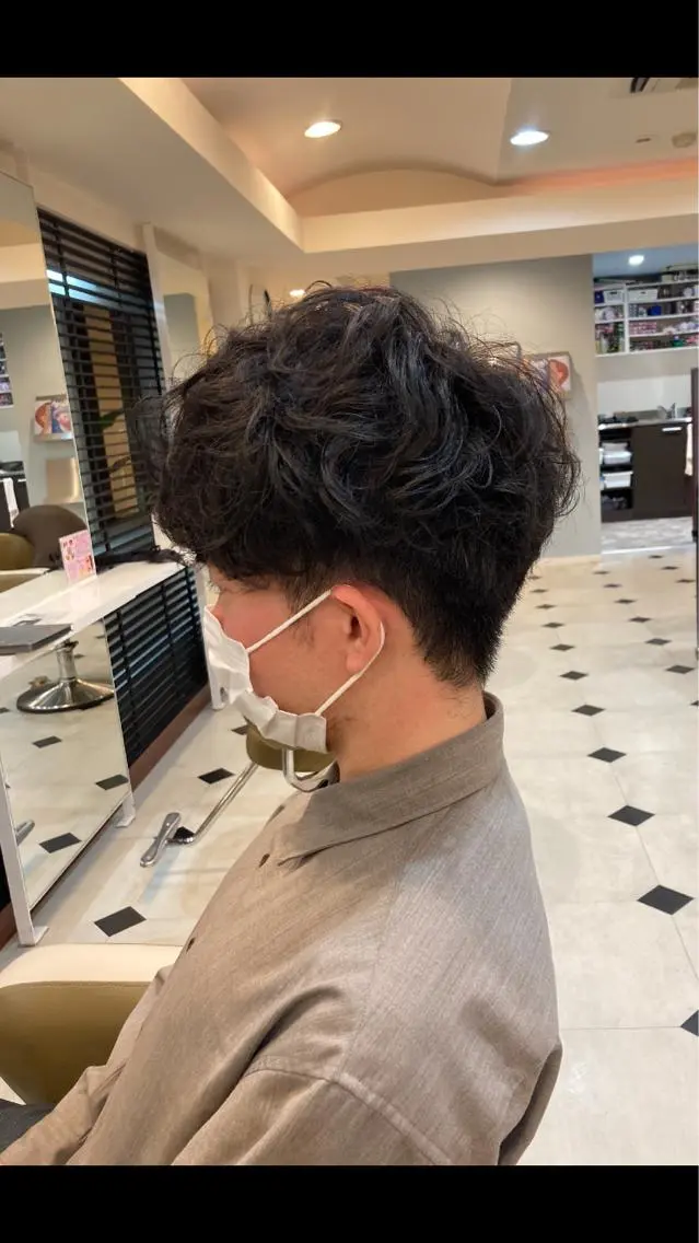 ショート デジタルパーマ特化 杉浦 夏生のヘアスタイル