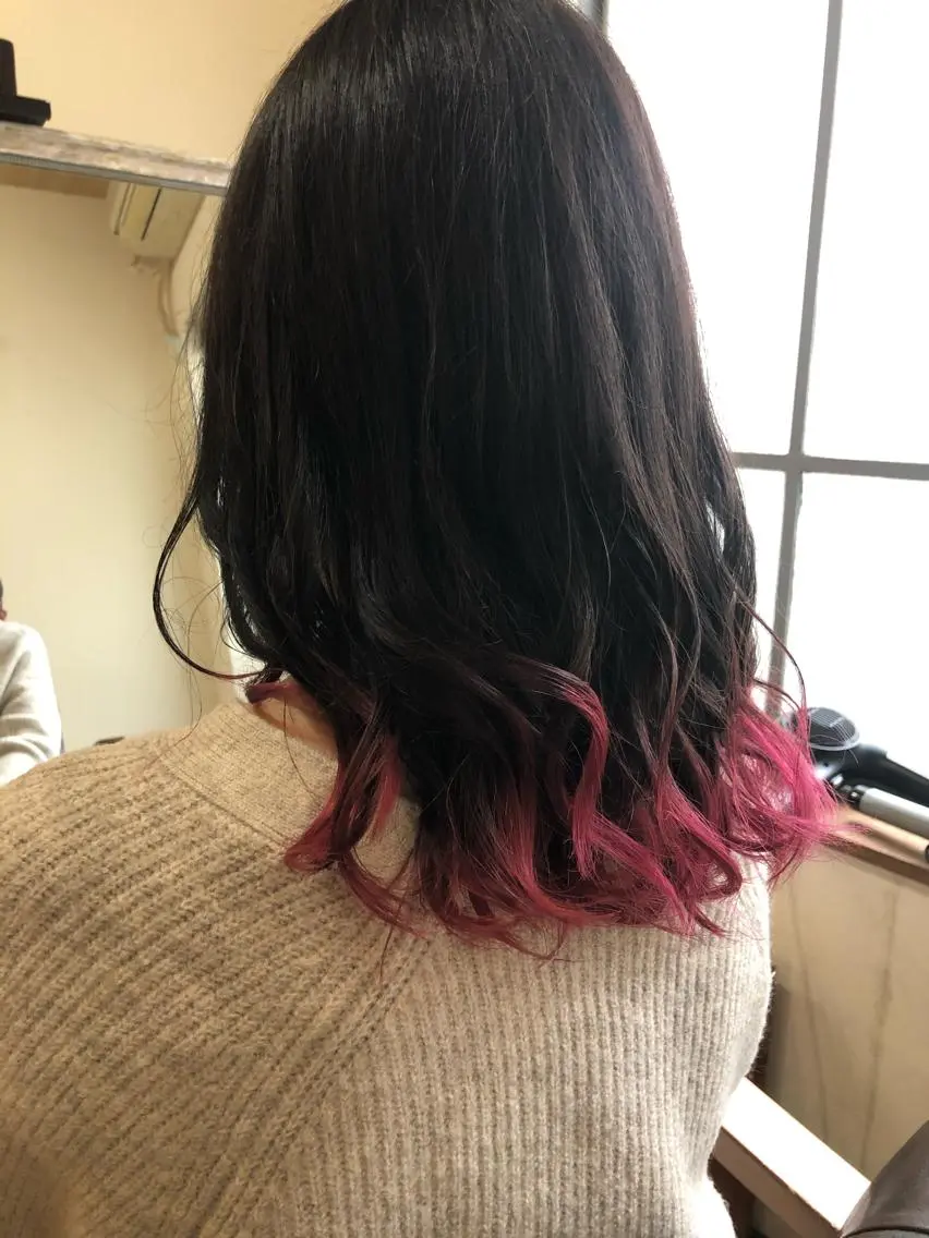 セミロング 縮毛矯正の達人 ☆ 松本のヘアスタイル
