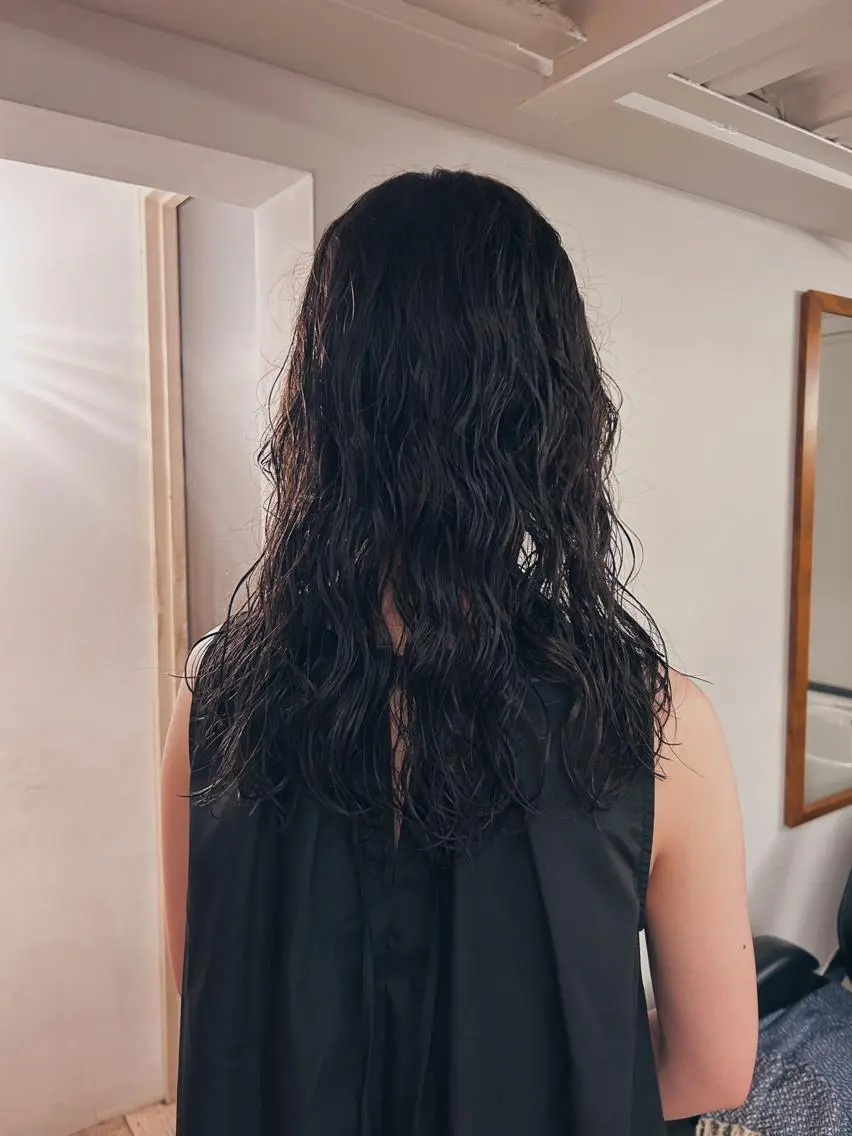 ロング パーマ カット パーマ トリートメント 似合わせパーマ 🌼カンナのヘアスタイル
