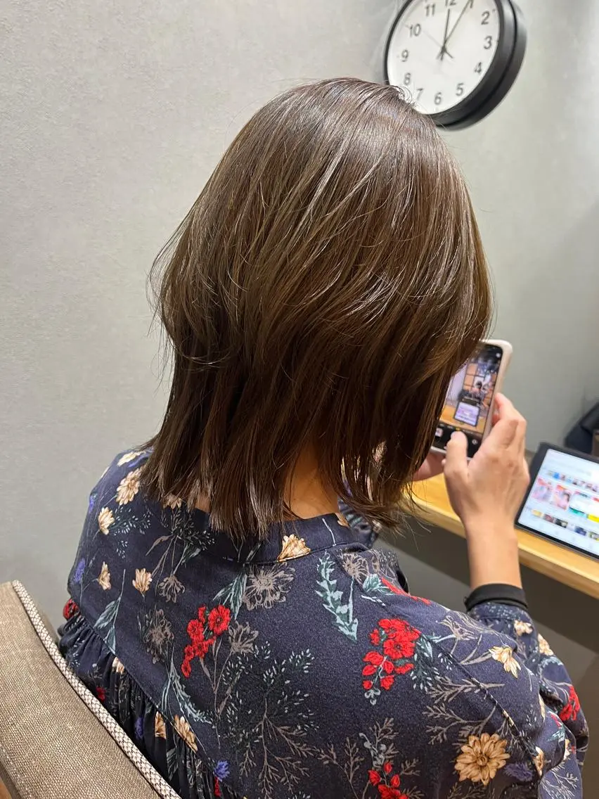 ミディアム カラー パーマ ヘアアレンジ メンズ キッズ ネイル マツエク・マツパ アイブロウ メンズブリーチ メンズハイライト メンズインナーカラー メンズ韓国風 ブリーチ 久木原 ゆりのヘアスタイル