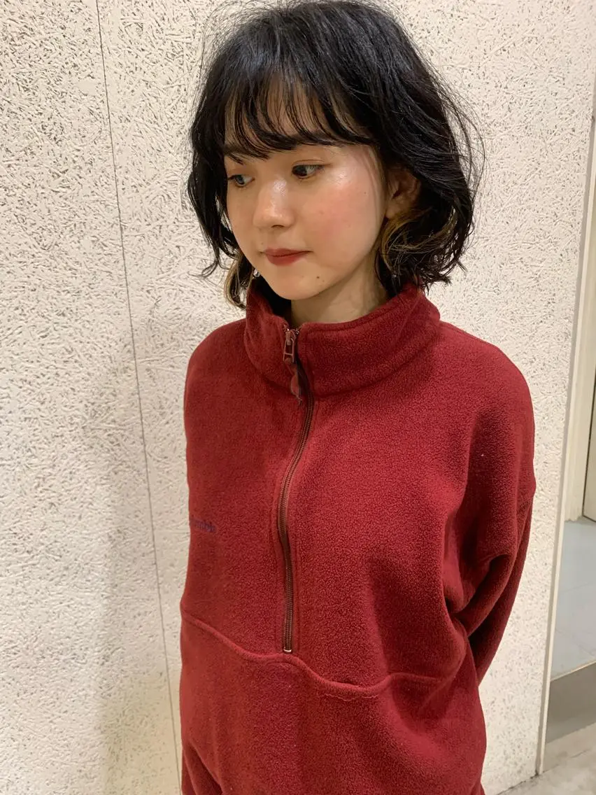 ミディアム カラー パーマ カット ヘアカラー トリートメント 【takk】 ナカヤママサヨシのヘアスタイル