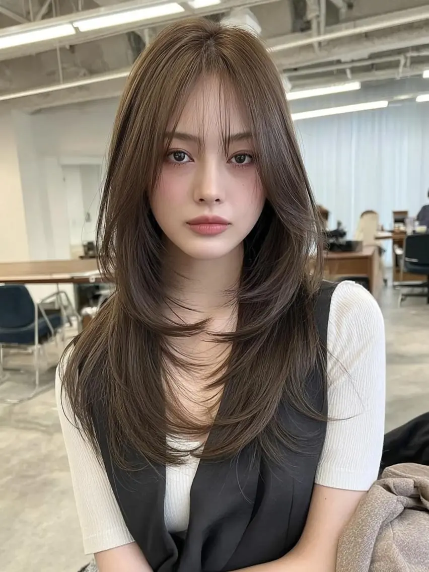 セミロング ボブ 外国人風カラー カット ヘアカラー トリートメント 🎀透明感カラー/ yuka🎀のヘアスタイル