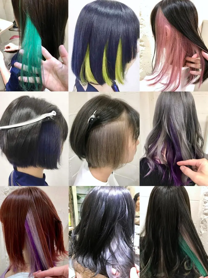 ミディアム カラー イズ ミのヘアスタイル