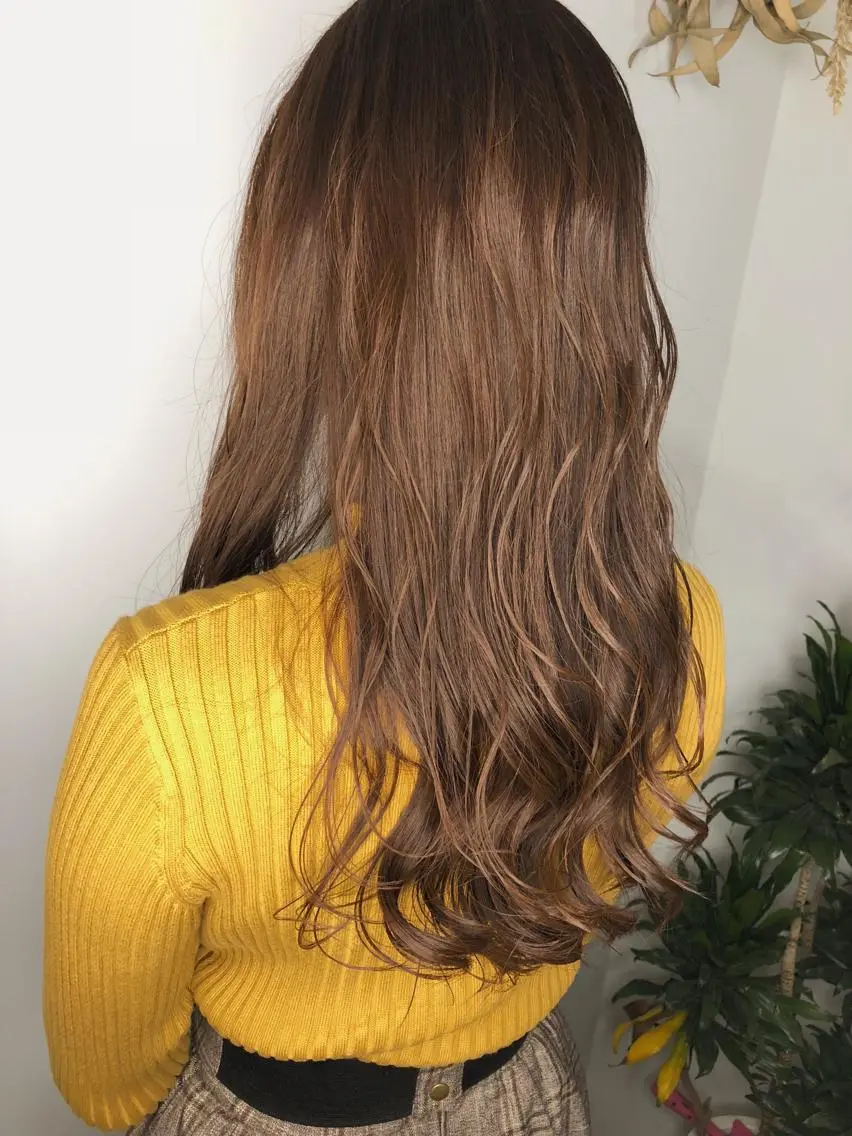 カラー ベージュカラー 中澤 美緒のヘアスタイル