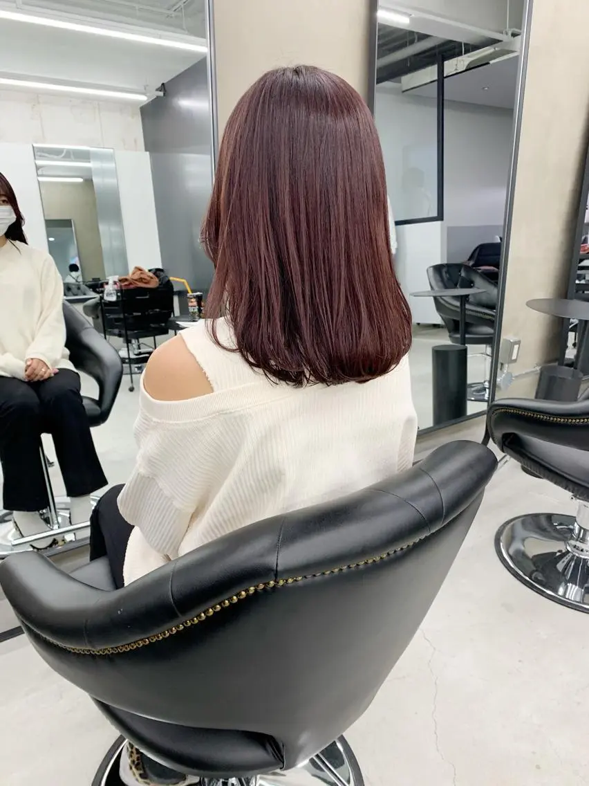 ミディアム カラー レッドカラー kimika🥑 メンズ/髪質改善のその他イメージ