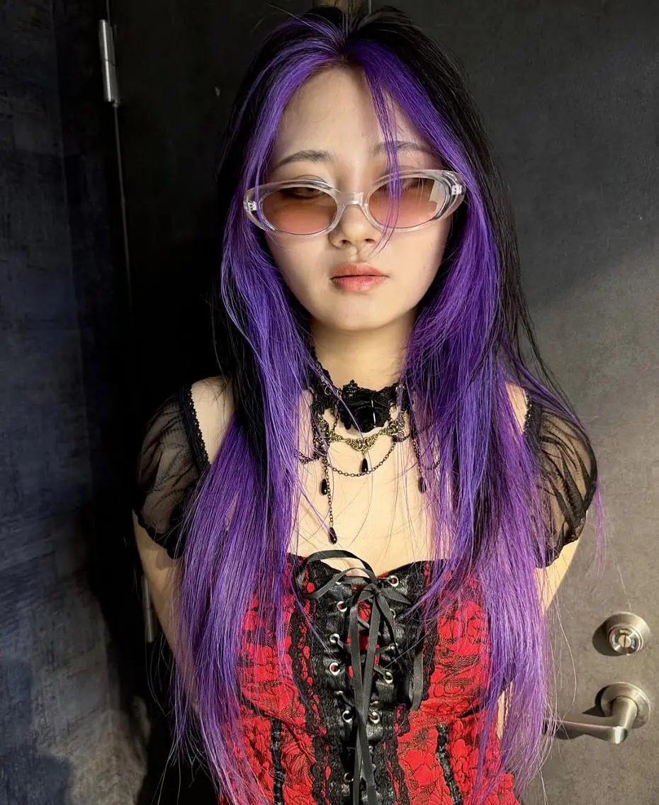 ミディアム カラー レイヤーカット ウルフカット カット ヘアカラー トリートメント ウルフレイヤー/ 中性ウルフ/タカハシのヘアスタイル