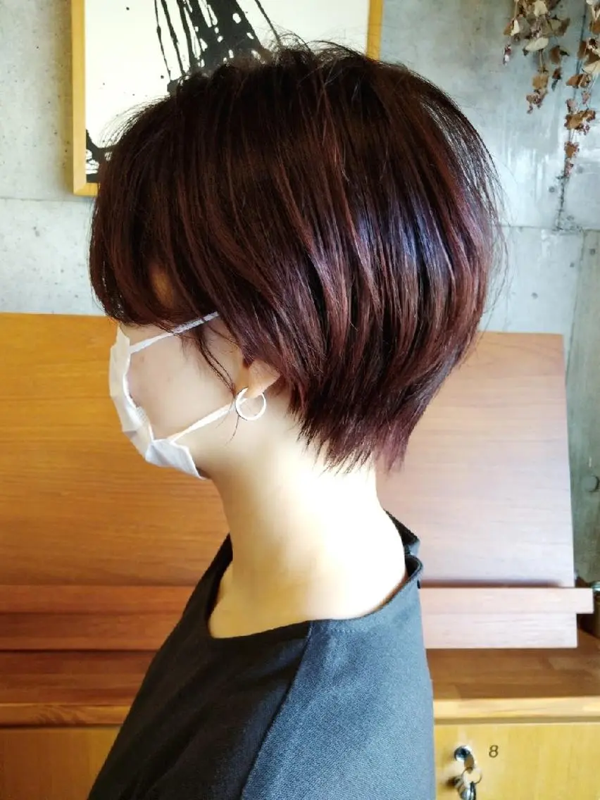 ショート 山田 智加のヘアスタイル