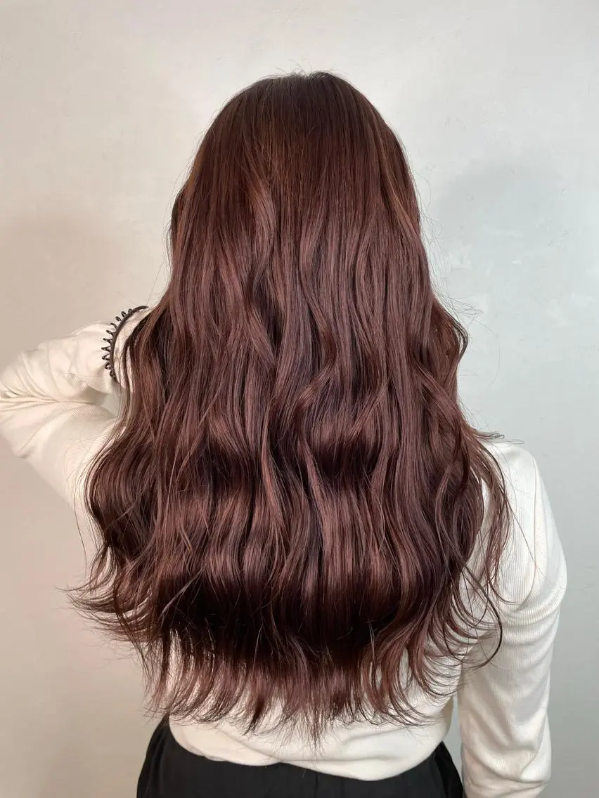 ロング カラー saho .のヘアスタイル