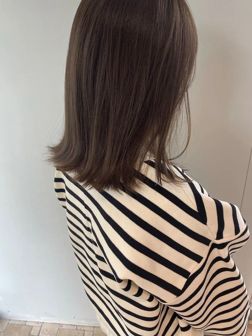 ミディアム カラー ヘアカラー ✴︎まえた さやか✴︎のヘアスタイル