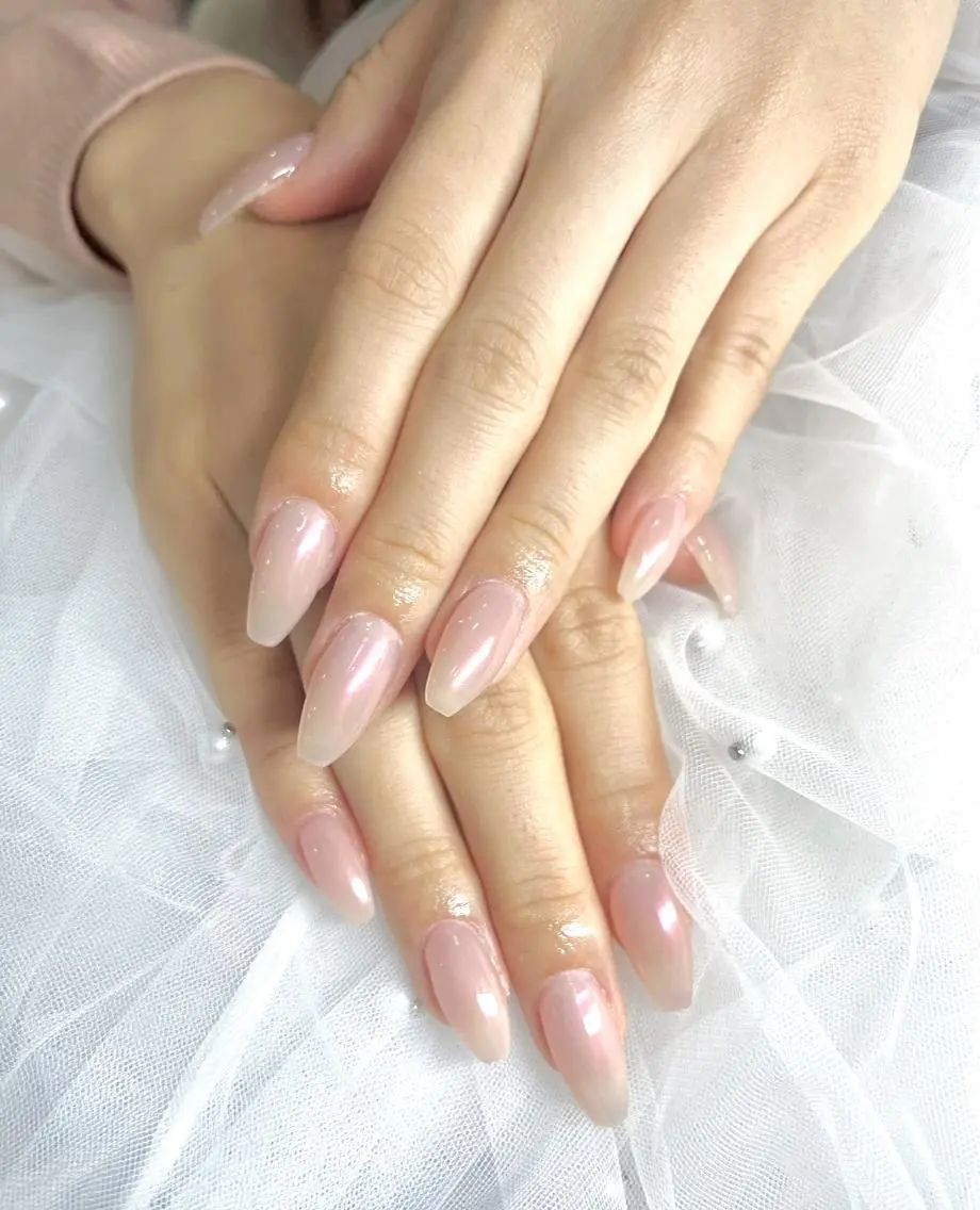 ネイル ミラーネイル 韓国ネイル🎀当日 予約⚪︎Karin♡のネイルデザイン