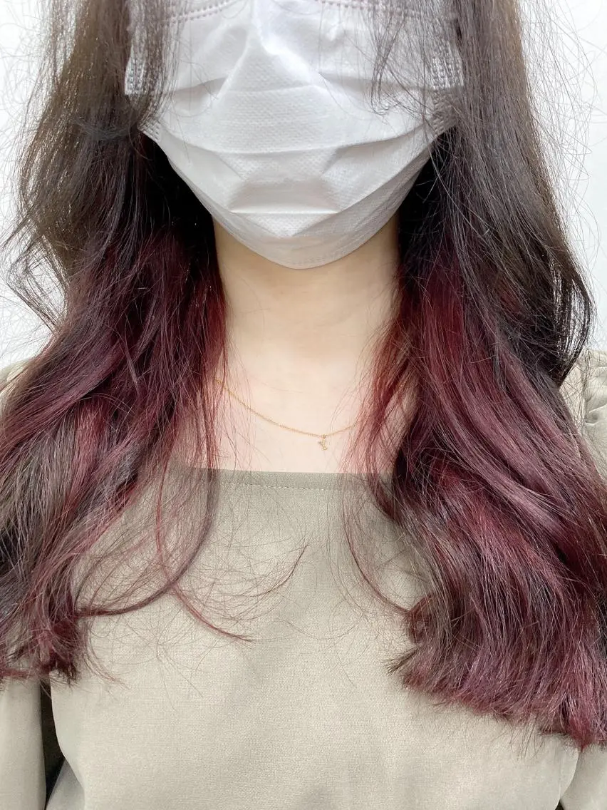 ロング 顔周り🇰🇷韓国 レイヤー/モエのヘアスタイル