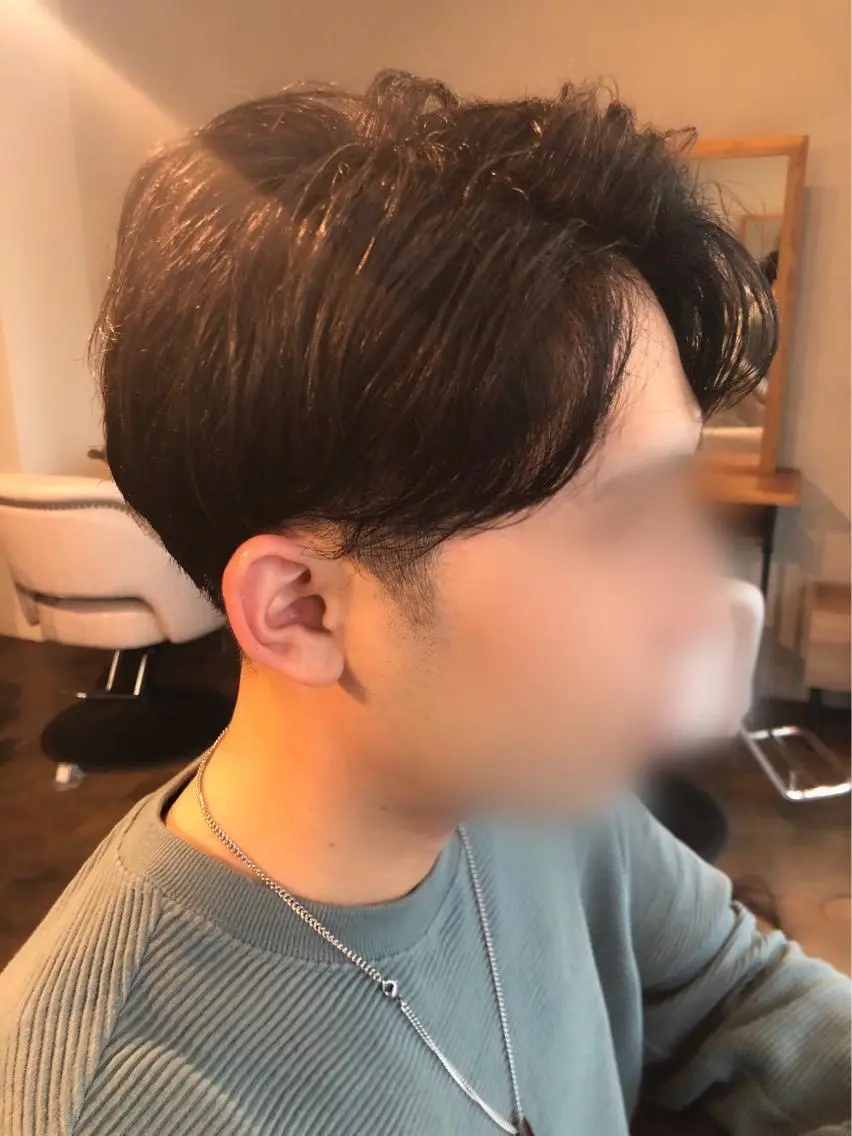 メンズ マッシュ ツーブロック 刈り上げ Hair&Make Nahoのマツエク・マツパデザイン