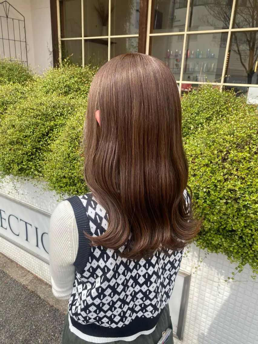 ロング カット ヘアカラー MEGU/layer cut/透明感カラーのヘアスタイル