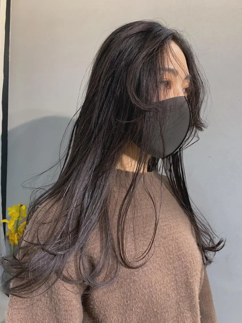 ロング カラー ヘアアレンジ ボブパーマコテ巻き風 パーマNo1深江秀平のヘアスタイル