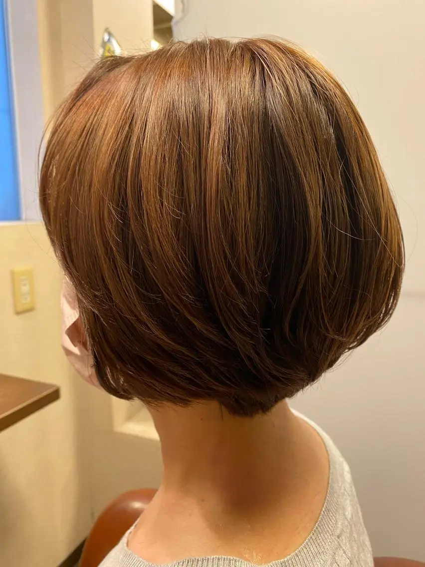 ショート カラー ハイライトカラー ハイライト liL hair サトウリョウタのヘアスタイル