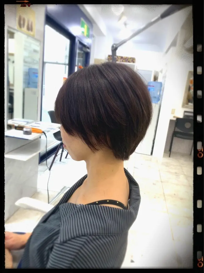ショート カラー ハンサムショート ショートヘア 相武台ショート特化 💐川崎希💐のヘアスタイル