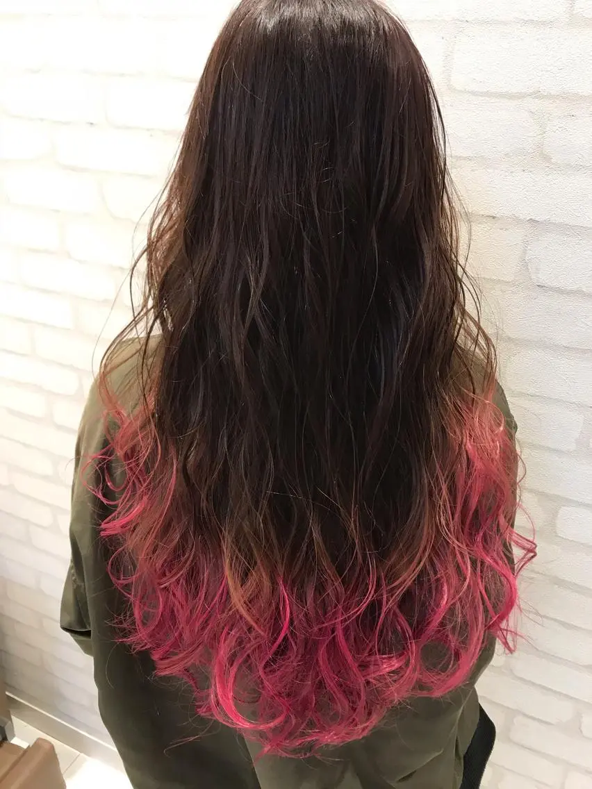 ロング カラー Gain池下 レディースのヘアスタイル