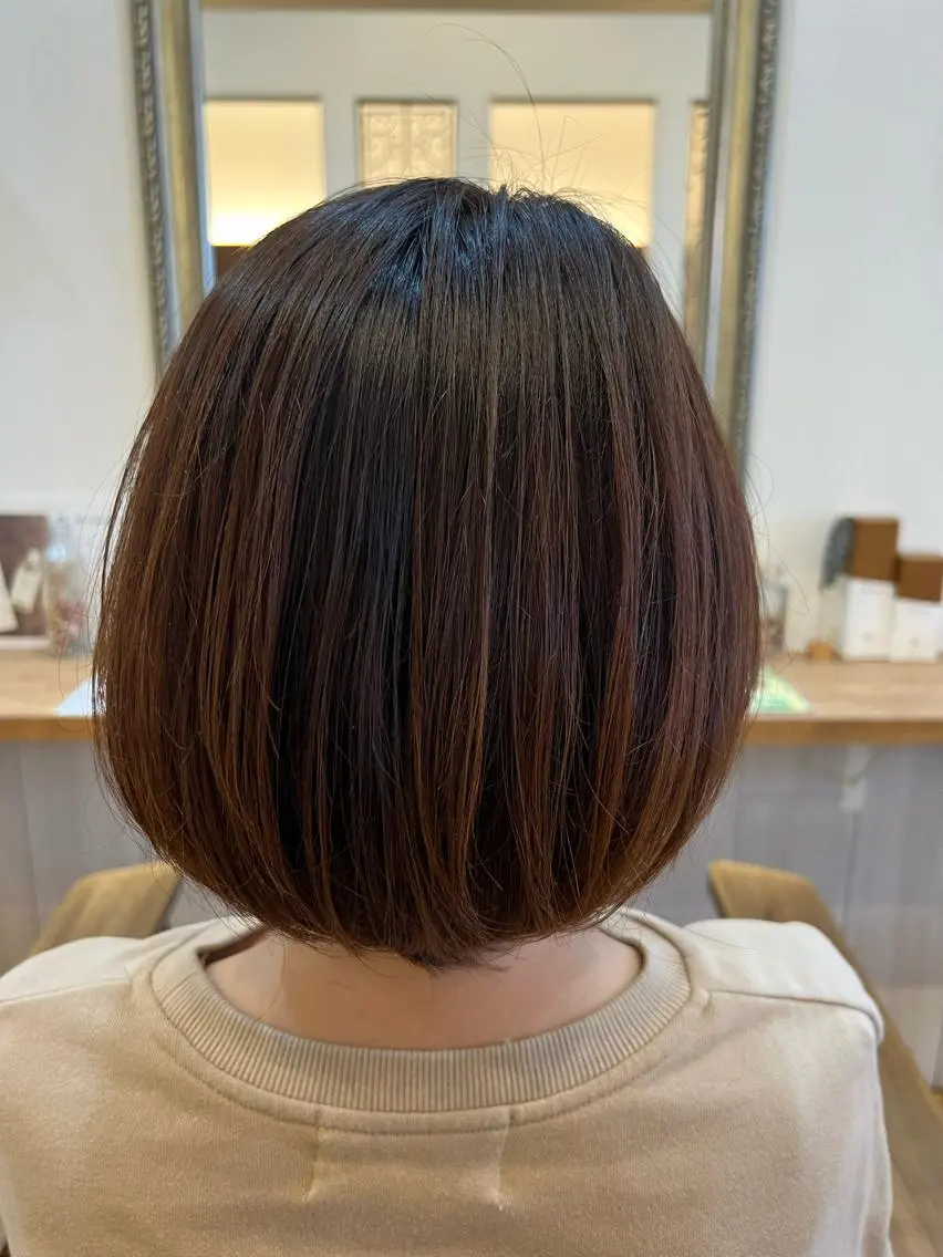 ショート カラー ブラウンカラー カット ヘアカラー 🐰ハイトーンカラー 畠山 渡🐰のヘアスタイル
