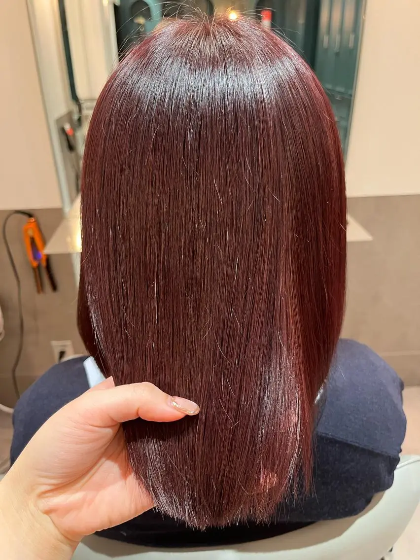 ミディアム カラー ヘアカラー 🌻暖色カラー🌻 sakuraのヘアスタイル