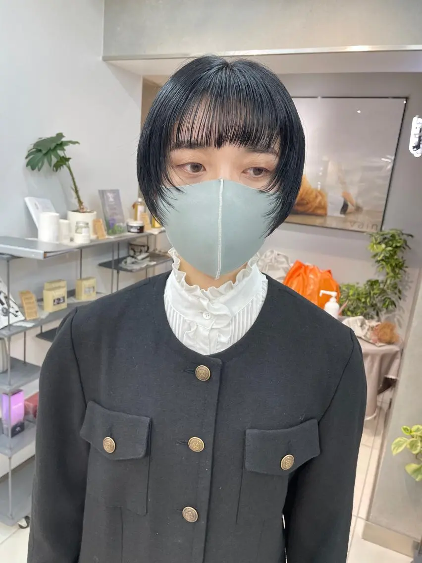 ショート パーマウルフショート 濱田匠のヘアスタイル