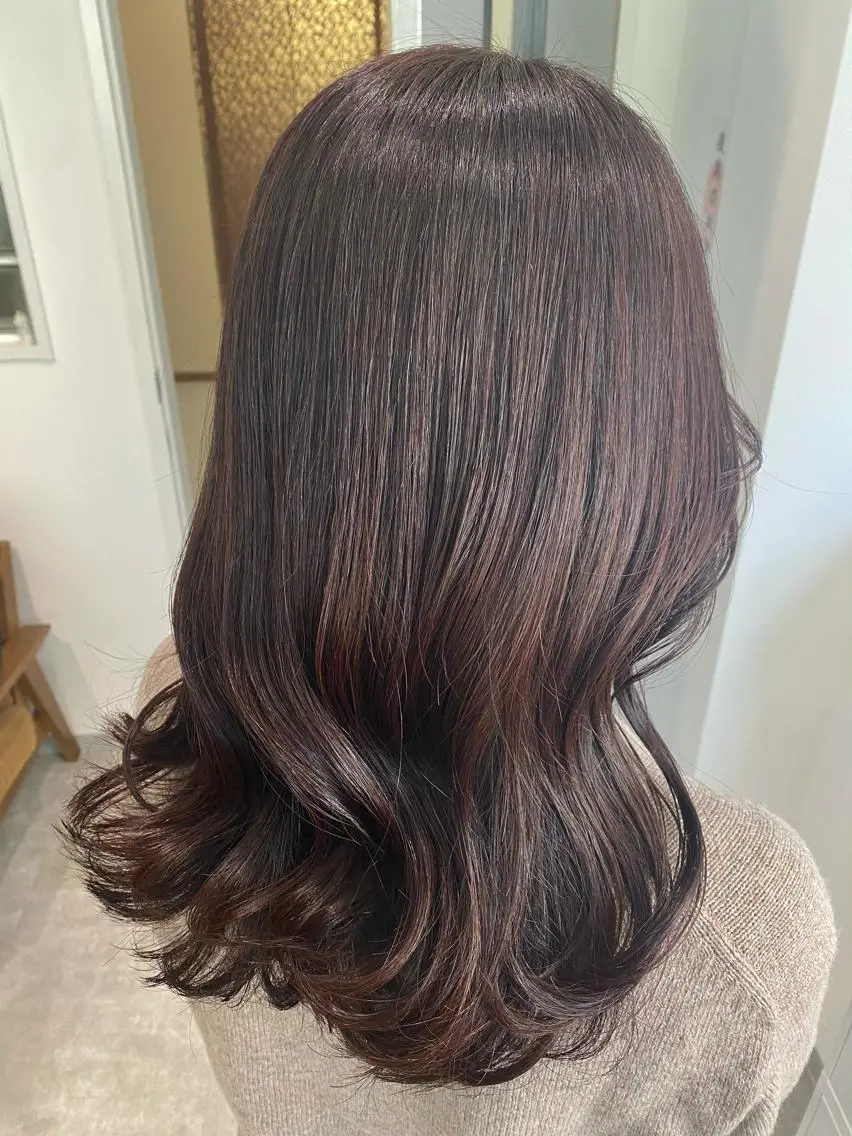 セミロング カラー 【safric】 NAOのヘアスタイル