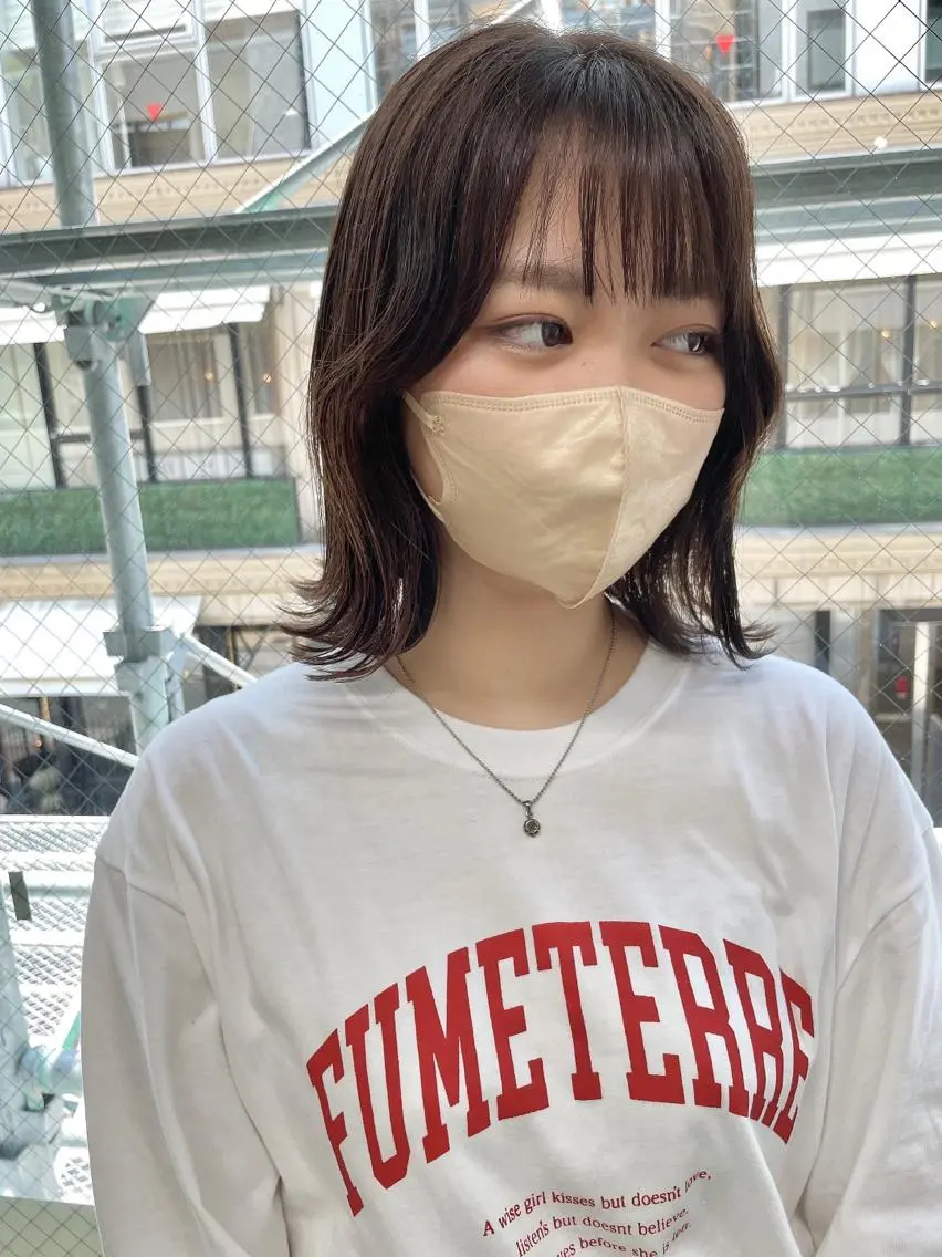 ミディアム カット 髪質改善will hairdesignのヘアスタイル