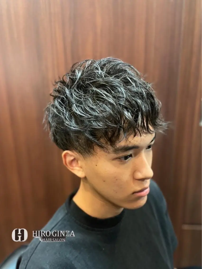 ショート パーマ 【パーマ指名No1】 浅野空人のヘアスタイル