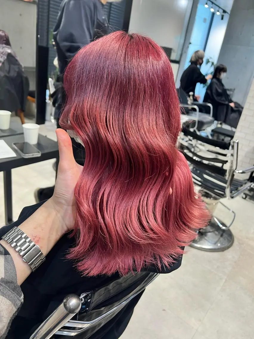セミロング カラー カット ヘアカラー トリートメント 赤みゼロ/透明感 カラー🌿KANTAのヘアスタイル