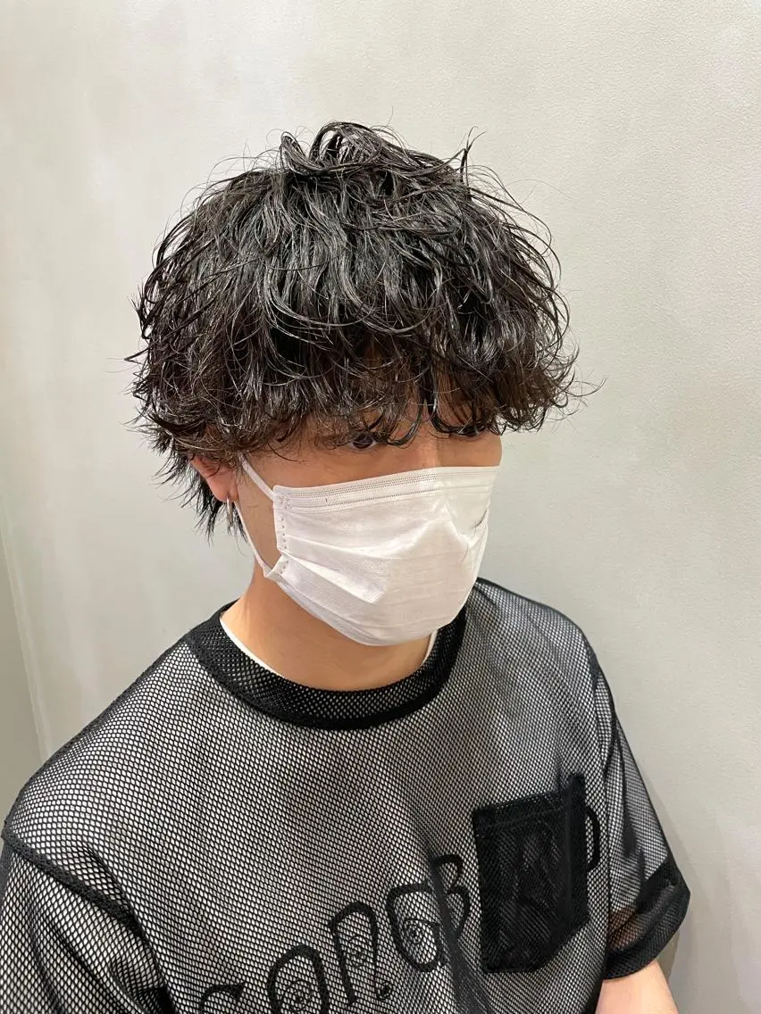 パーマ メンズ カット パーマ 福永速人 /メンズパーマのヘアスタイル