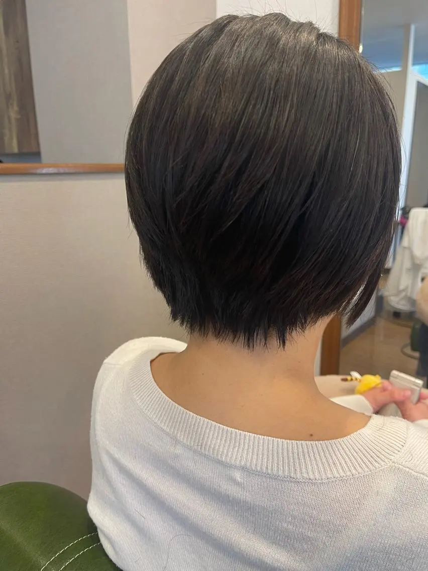ショート ショートヘア カット 髪質改善/カラー 🖤🤍川島のヘアスタイル