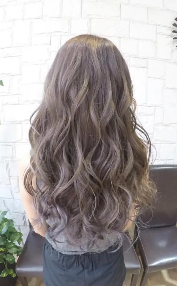 ロング カラー 髪質改善 艶髪🔵フセナオヤのヘアスタイル